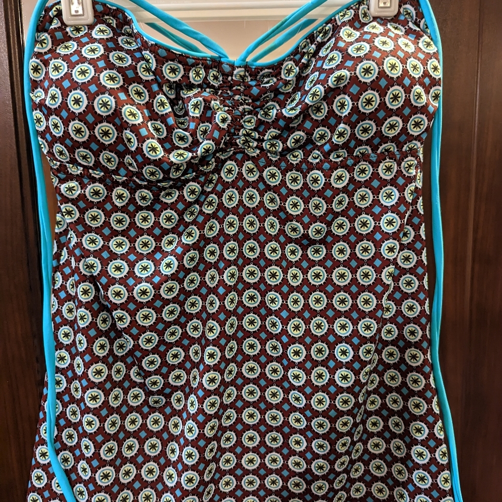 Halter top tankini top